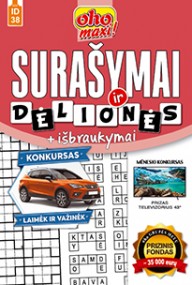 ID38oho maxi! Surašymai ir dėlionės 2025 Sausis Nr. 1 virselis